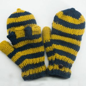 Handmade Knit Wool Gloves