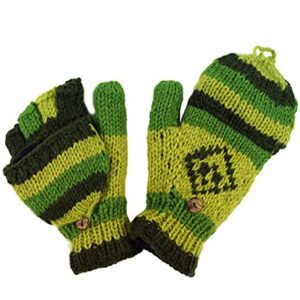 Handmade Knit Wool Gloves
