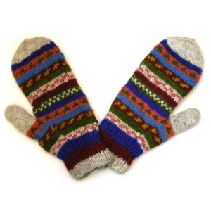 Handmade Knit Wool Gloves