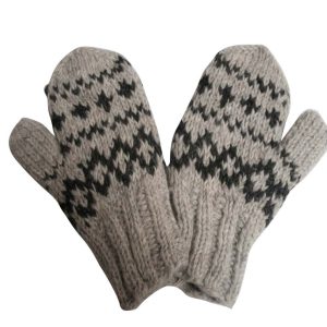 Handmade Knit Wool Gloves