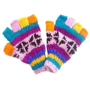 Handmade Knit Wool Gloves