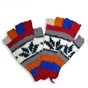 Handmade Knit Wool Gloves
