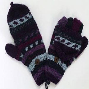 Handmade Knit Wool Gloves
