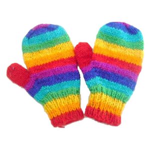 Handmade Knit Wool Gloves