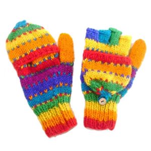 Handmade Knit Wool Gloves