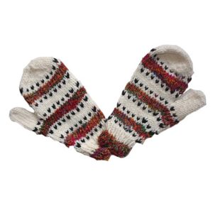 Handmade Knit Wool Gloves