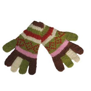 Handmade Knit Wool Gloves