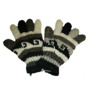 Handmade Knit Wool Gloves
