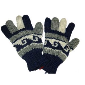 Handmade Knit Wool Gloves