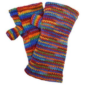 Knitted Wool Hand Warmers