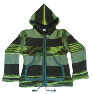 Multicolor Hippie Woolen Kid jacket