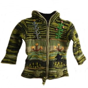 Rusty Handmade Catchy Designed Wool Jacket