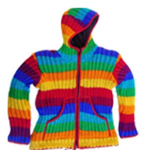 Jazzy Rainbow Tone Woolen Winter wear for Kids