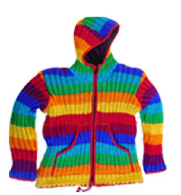 Jazzy Rainbow Tone Woolen Winter wear for Kids