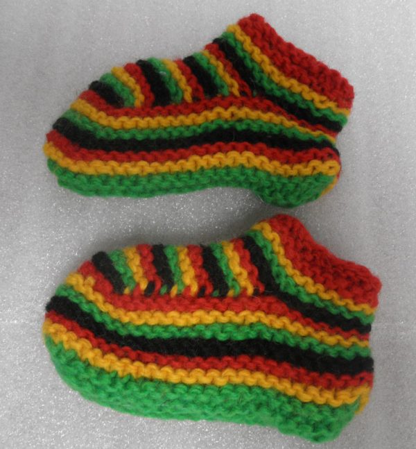 Colorful Cute Design Woolen Kid Slippers