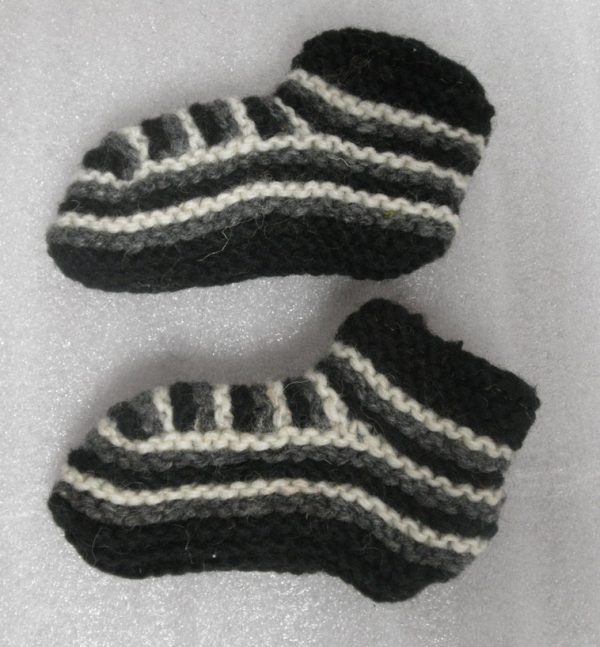 Hand Knit Wool Kids slippers