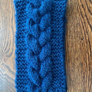Bluish Hippie Woolen Headband for Women
