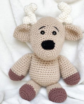 Hand Knit Cute Sheep Wool Toy