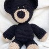 Adorable Black Mix Kid's Woolen Toy