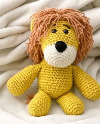Plain Yellow Woolen Toy