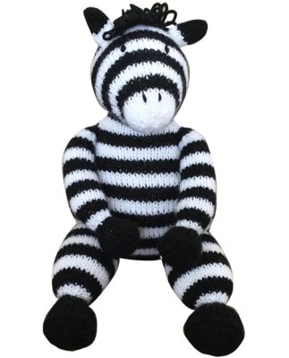 Black and White Mix Woolen Toy