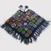 Hand Knitted Wool Crochet Poncho