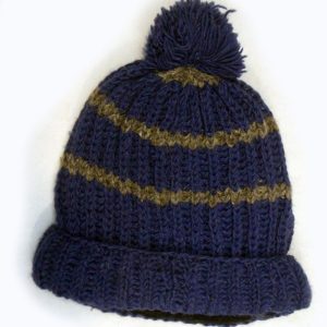 Handmade knit Wool beanie