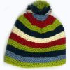 Handmade knit Wool beanie