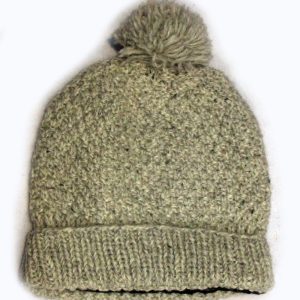 Handmade knit Wool beanie