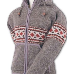 Thick Woolen Hippie Hooded Winter Jacket