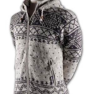 Handmade Hippie Wool Jacket: Mix Wool