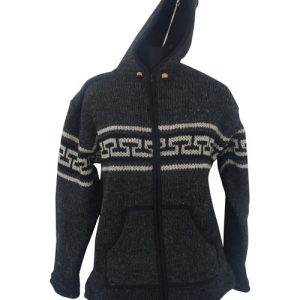 Handmade Hippie Wool Jacket: Mix Wool