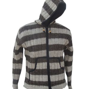 Handmade Hippie Wool Jacket: Mix Wool