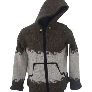 Handmade Hippie Wool Jacket: Mix Wool