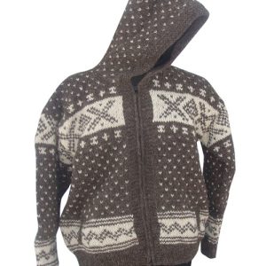 Easy Zipper Bohemian Handmade Wool Jacket