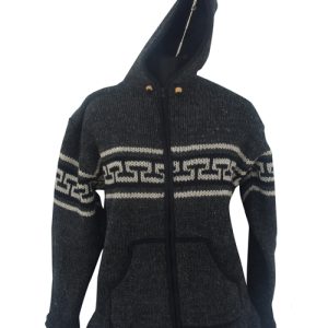 Organic Wool Hippie Unisex Woolen Hoodie