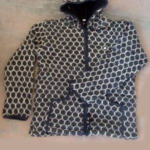 Illusionist Pattern Boho Sustainable Wool Jacket