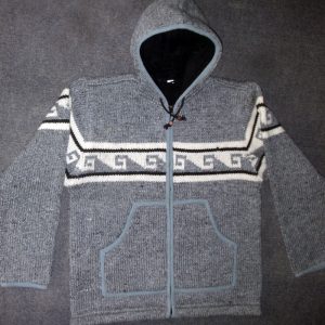 Handmade Hippie Wool Jacket: Mix Wool