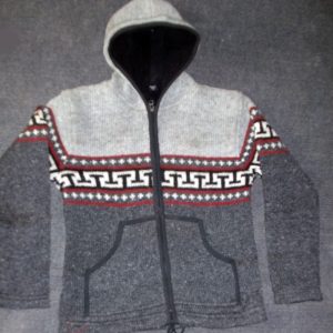 Handmade Hippie Wool Jacket: Mix Wool