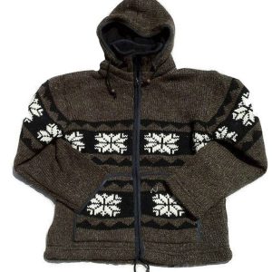 Handmade Hippie Wool Jacket: Mix Wool