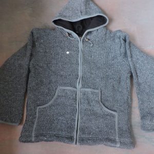 Handmade Hippie Wool Jacket: Mix Wool