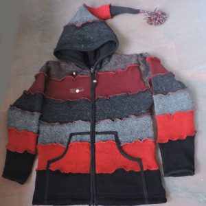 Handmade Hippie Mix Wool Jacket