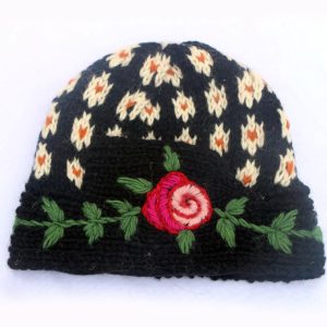 Handmade knit Wool beanie