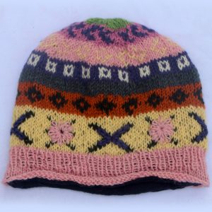 Handmade knit Wool beanie