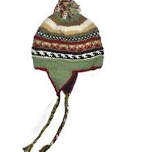 Handmade Wool Colorful Fleece-lined Earflap Hat