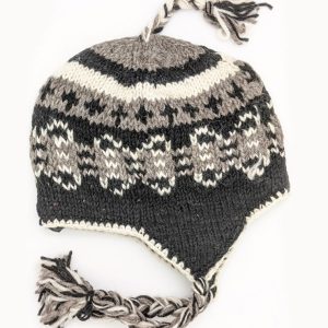 Handmade Wool Colorful Fleece-lined Earflap Hat