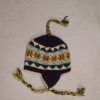Handmade Wool Colorful Fleece-lined Earflap Hat