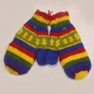 Handmade Knit Wool Gloves