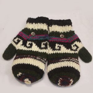 Handmade Knit Wool Gloves