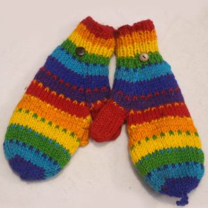 Handmade Knit Wool Gloves
